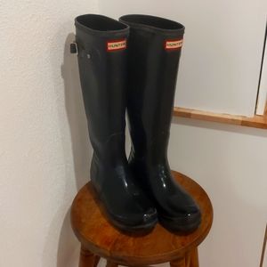 Women's Tall Hunter Rain Boots Size 9.5/10